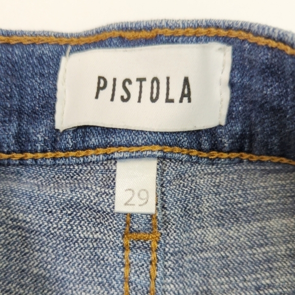 Pistola Distressed Jean Shorts - Picture 6 of 8